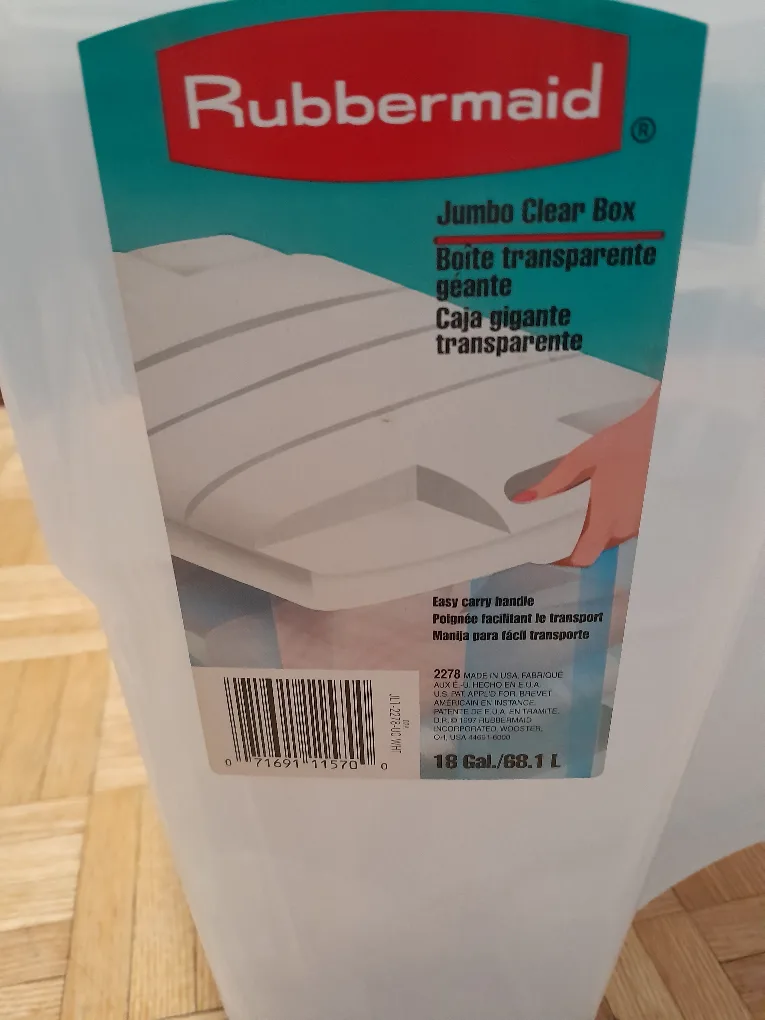 Rubbermaid Clear Storage thumbnail