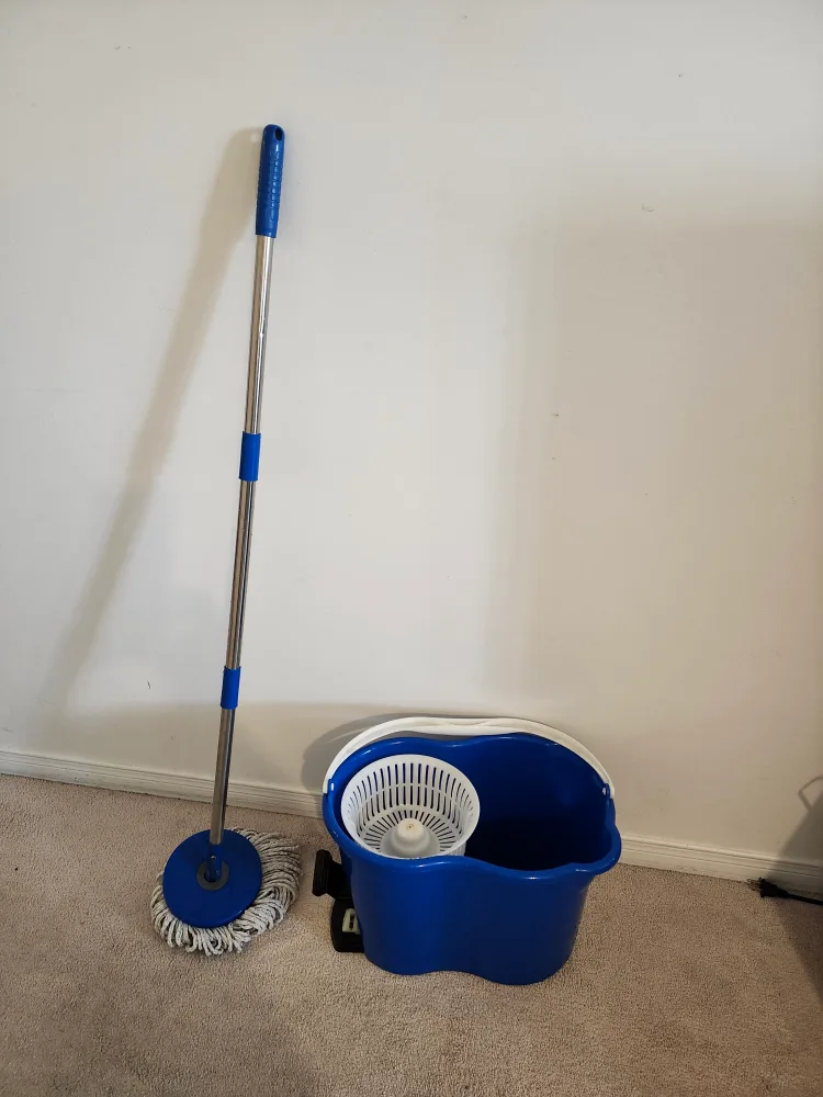 Spin Mop Bucket Set - Blue/Red thumbnail