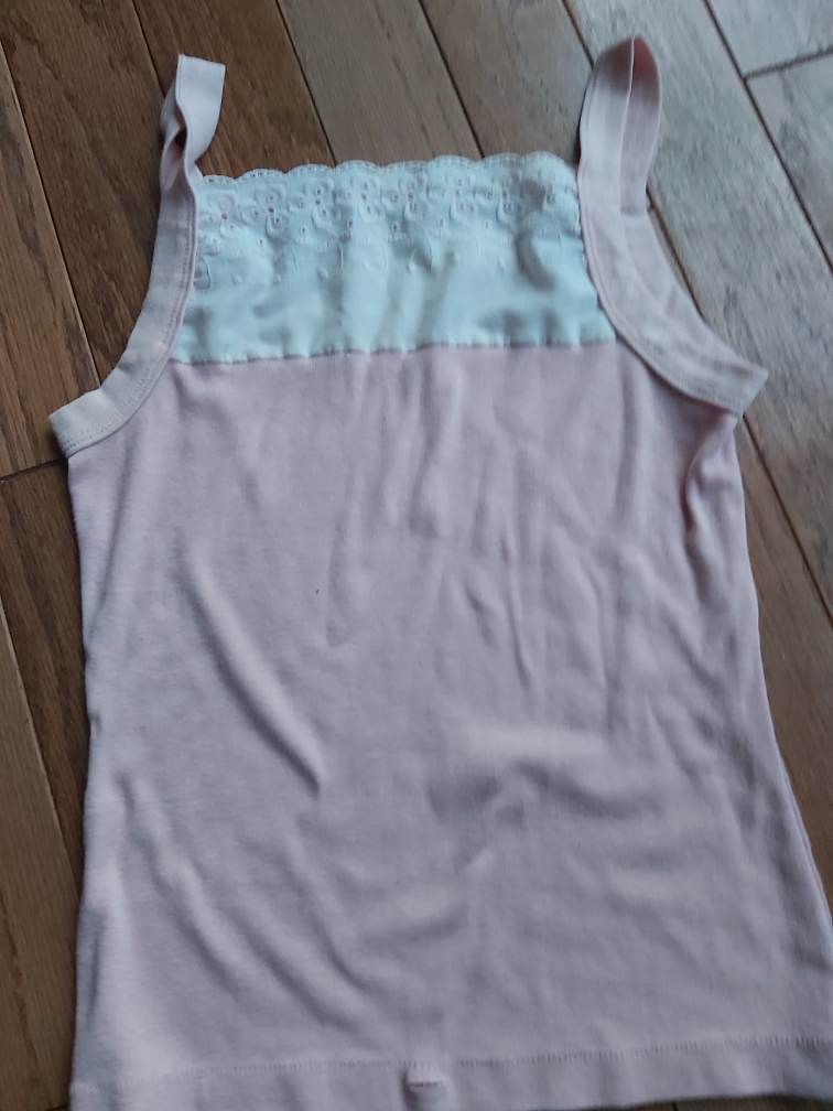 Pink Tank Top vintage cotten