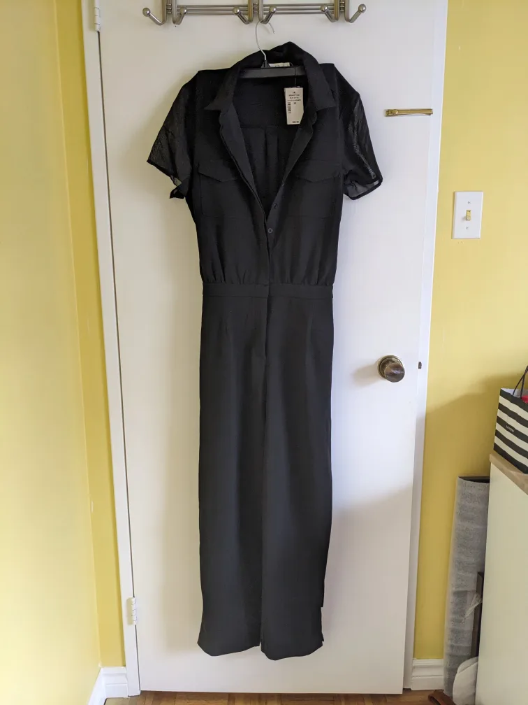 New Black RW&CO. Jumpsuit - Size 12 thumbnail