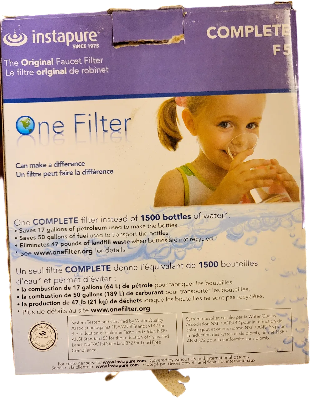 Instapure F5 Complete Faucet Filter System thumbnail