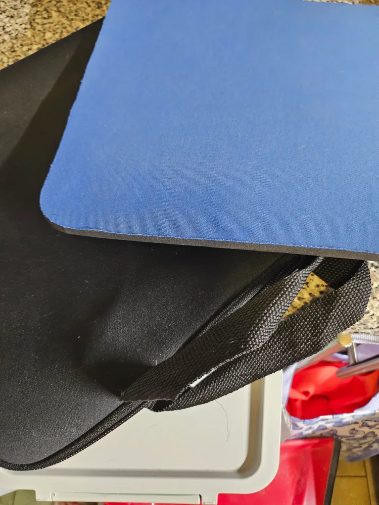 Laptop/Tablet Sleeve with Handles, Black 12.5 inches & Mouse Pad image indicator(6)