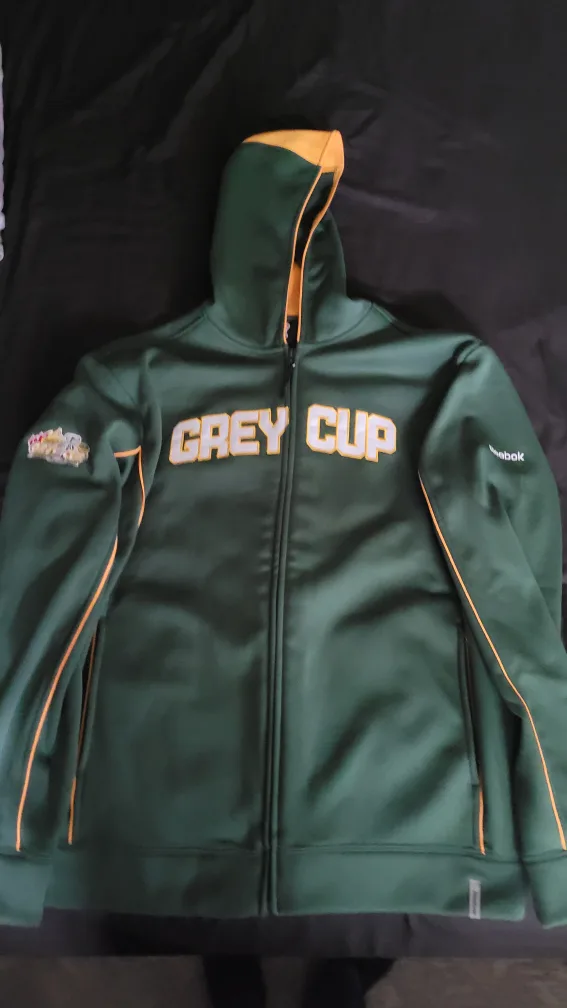 Reebok Grey Cup Edmonton Eskimos Hat & Hoodie - L thumbnail