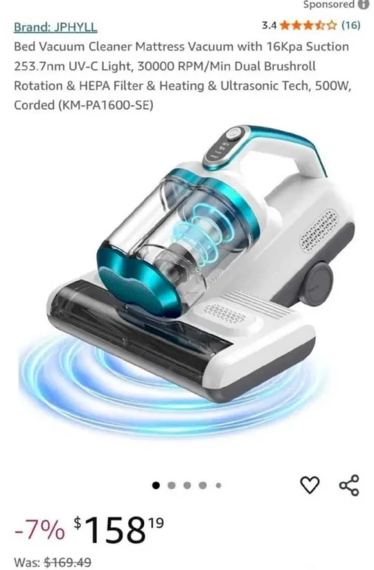 Bed Vaccuum Cleaner thumbnail
