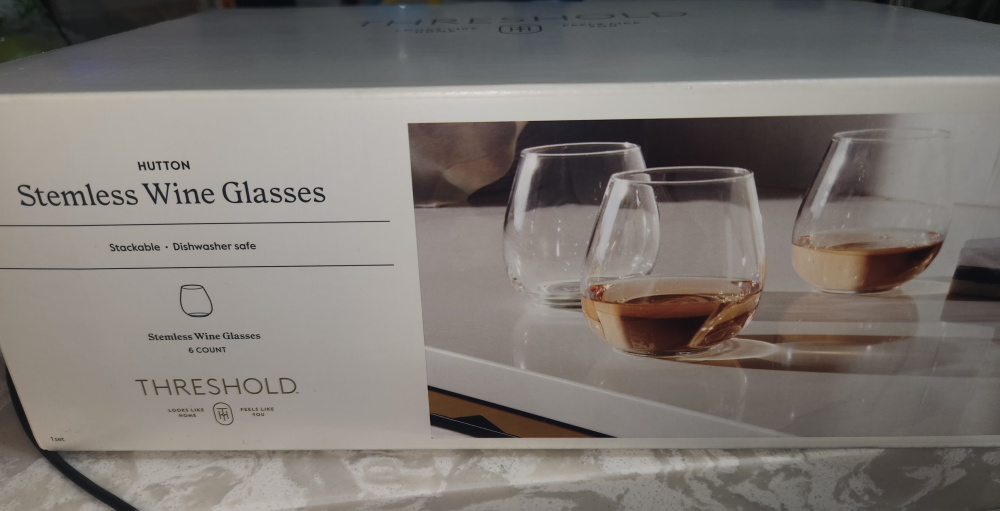Threshold Stemless Wine Glasses - 6 Count
