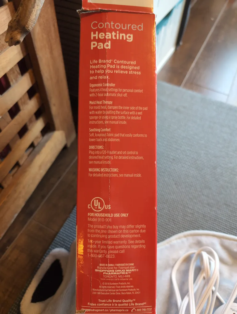 Life Brand Contoured Heating Pad 🇨🇦 image indicator(3)
