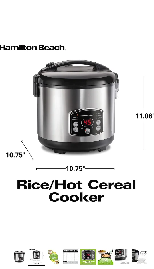 Hamilton Beach Rice/Hot Cereal Cooker image indicator(3)