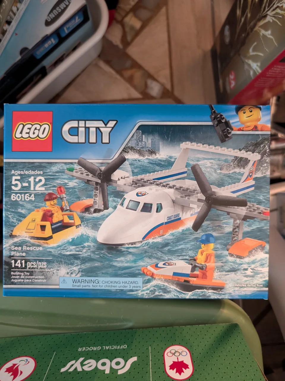 Brand New Sealed RETIRED LEGO City Sea Rescue Plane (60164) thumbnail