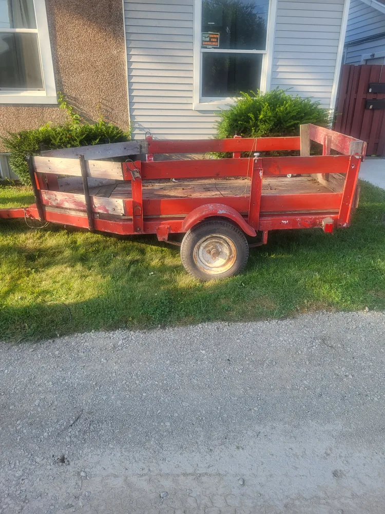 Red Utility Trailer thumbnail