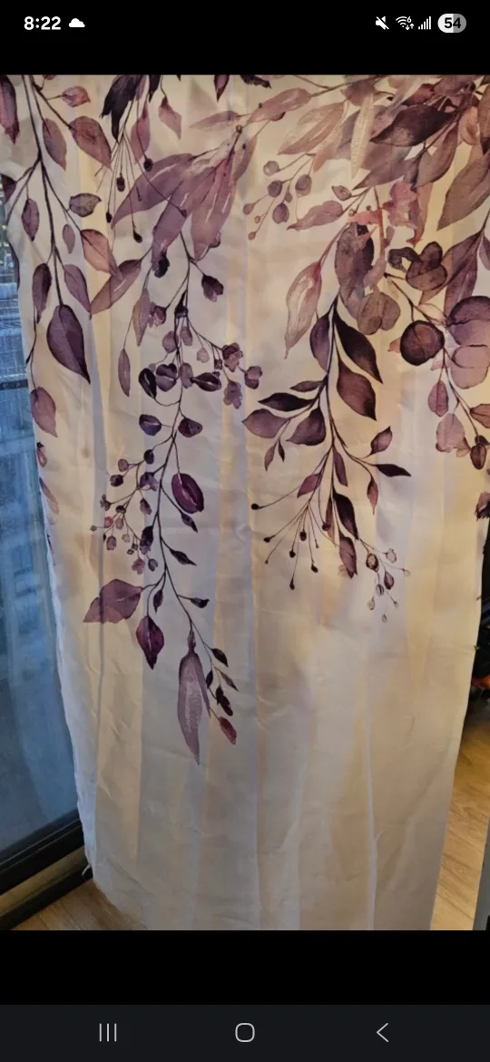 Floral Shower Curtain with Hooks image indicator(3)