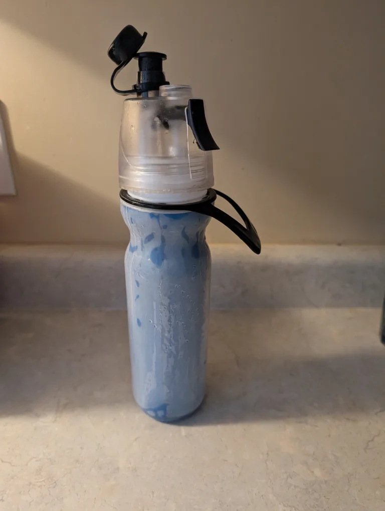 Blue Mist Water Bottle with Spray Nozzle thumbnail