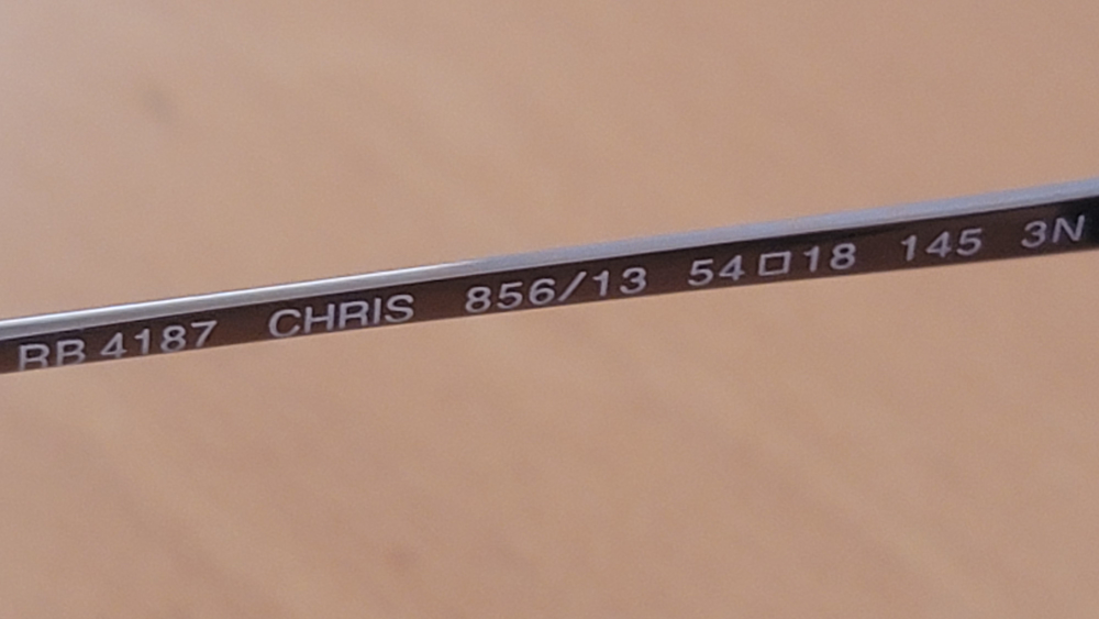 Ray-Ban Unisex Chris RB4187 Sunglasses – Brand New! - photo 2