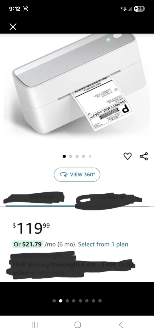 New 4x6 Wireless Bluetooth Thermal label printer - photo 2