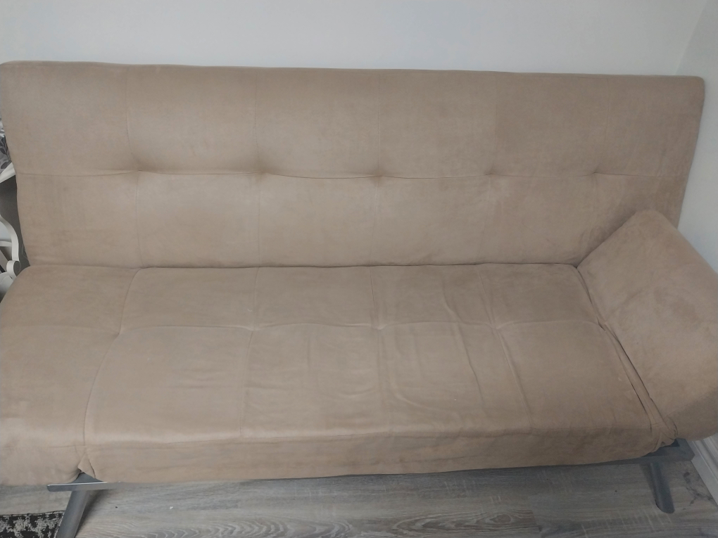Beige Futon Sofa Bed
