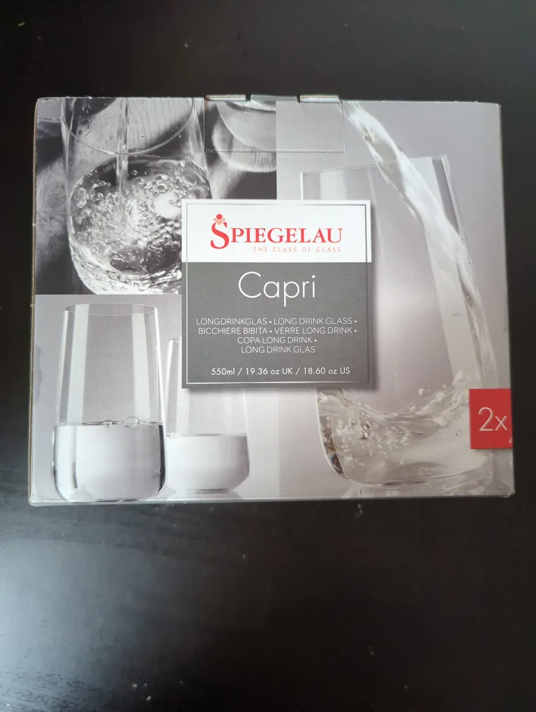 Brand New!! Spiegelau Capri Long Drink Glasses, Set of 2, image indicator(3)
