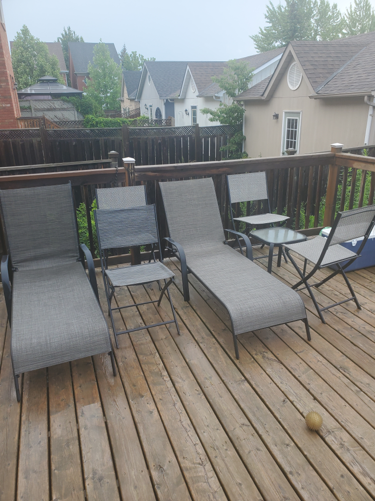 Patio Furniture Set - Loungers & Chairs