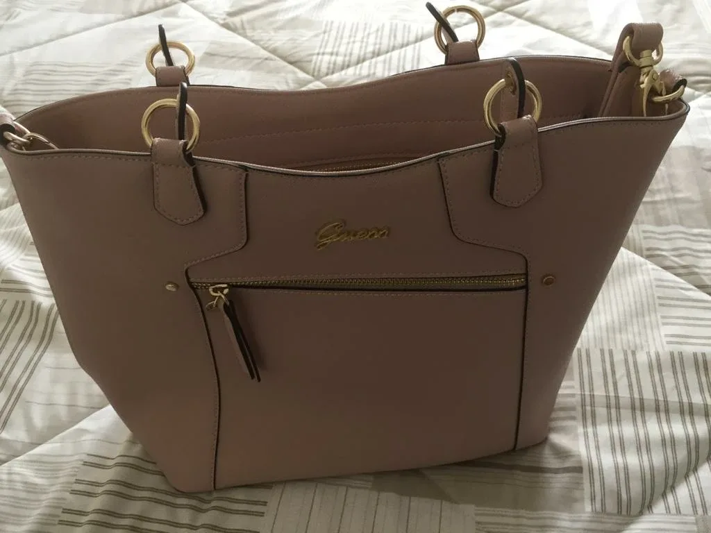 Guess Pink Handbag Purse thumbnail