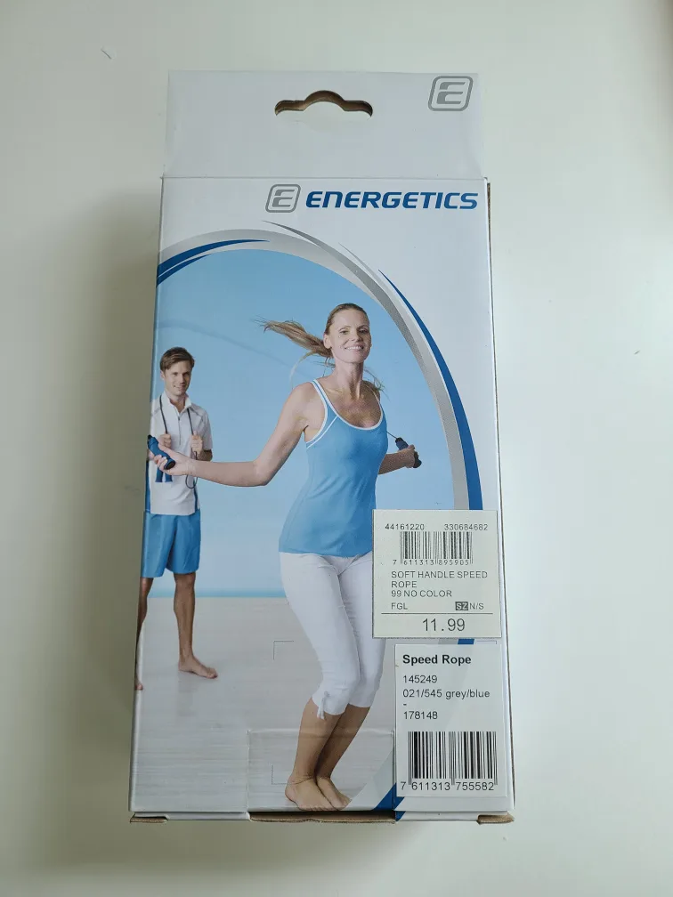 Energetics Soft Handle Speed Rope - New in Box! image indicator(2)