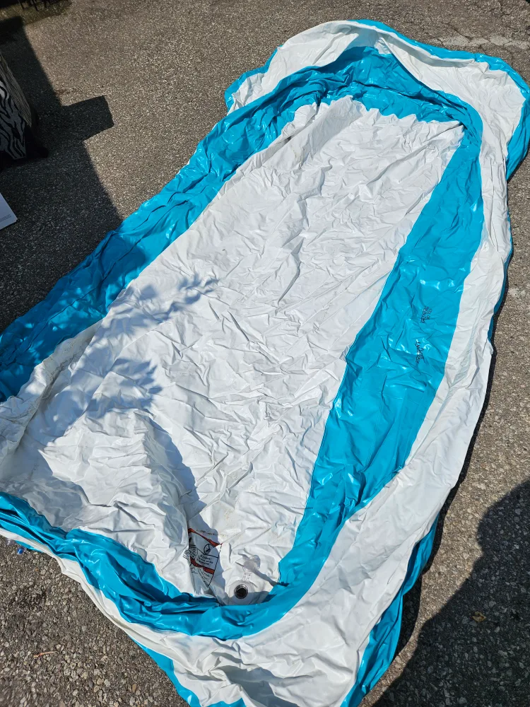 Inflatable swimming pool  Blue & White thumbnail