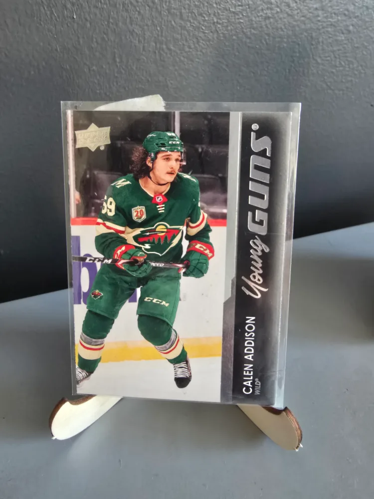 21-22 Upper Deck Calen Addison Young Guns Rookie card thumbnail