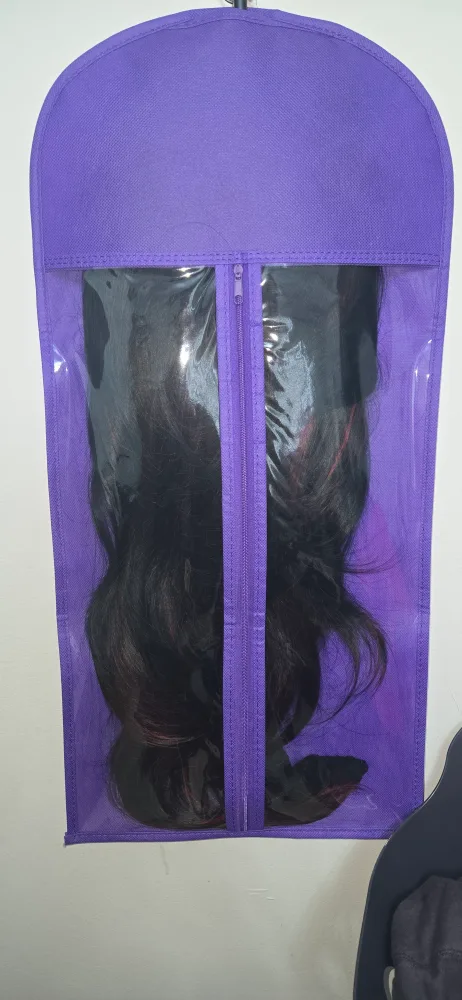 Wig - Black with Red Highlights thumbnail