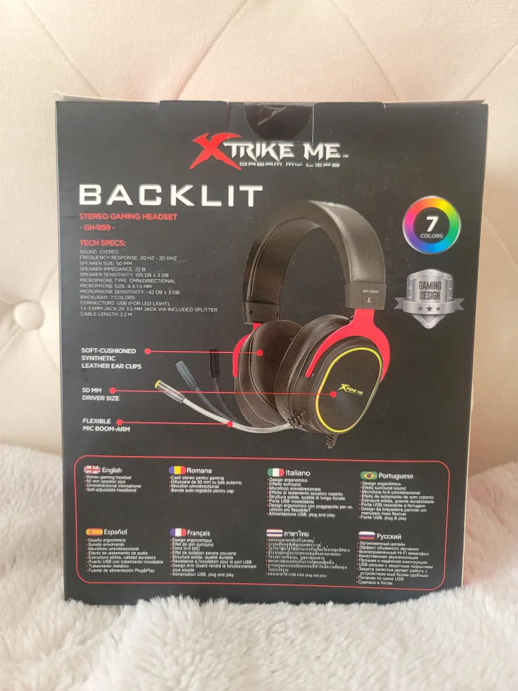 New Xtrike Me GH-899 Backlit Gaming Headset image indicator(3)