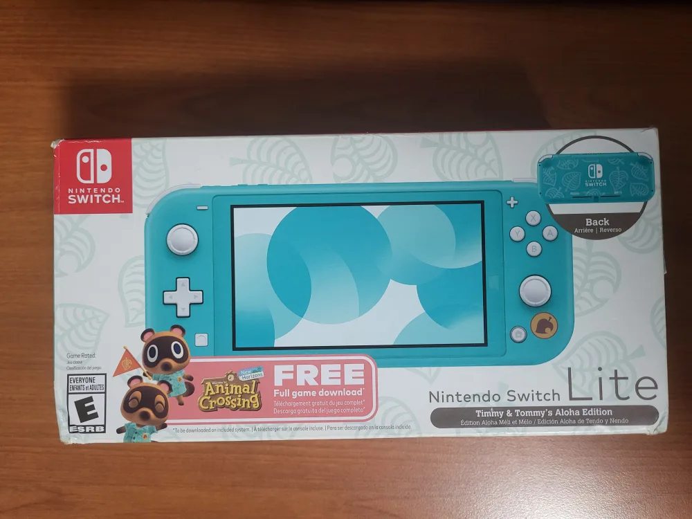 Open box Nintendo Switch Lite - Animal Crossing Aloha Edition thumbnail