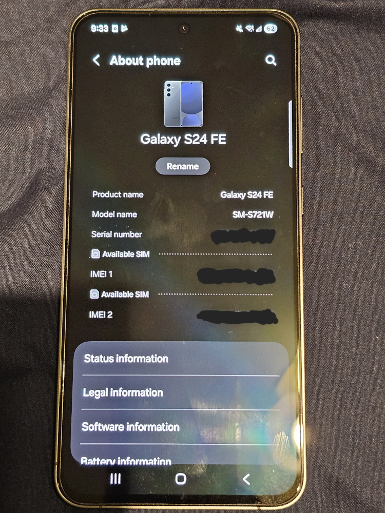 S24 FE - 128 GB - Clean Phone - photo 5