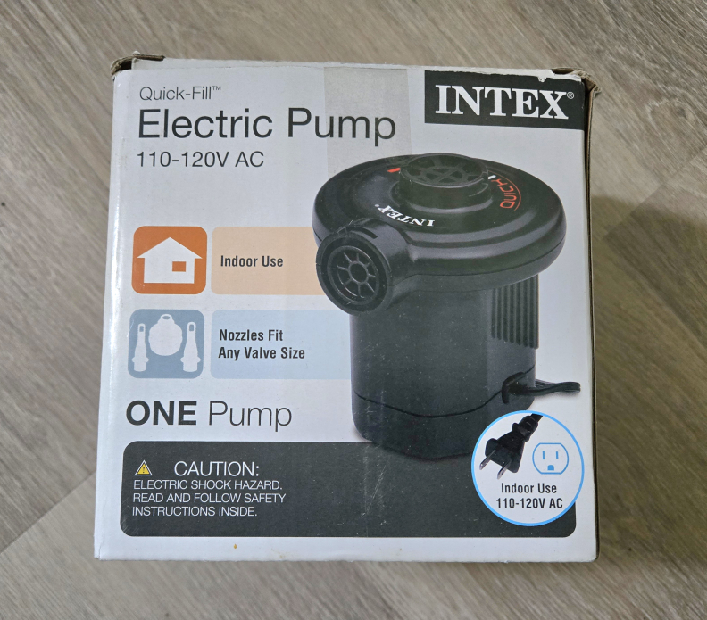 Intex Quick-Fill Electric Pump - Like New!