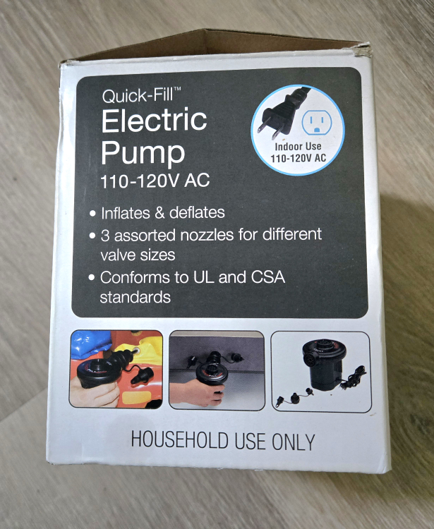 Intex Quick-Fill Electric Pump - Like New! - photo 2