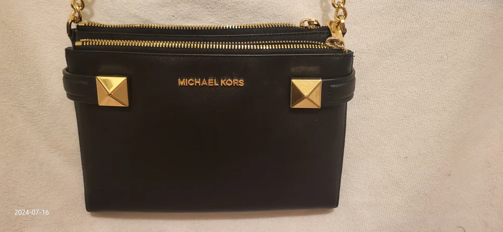 Michael Kors Black Studded Crossbody Bag thumbnail
