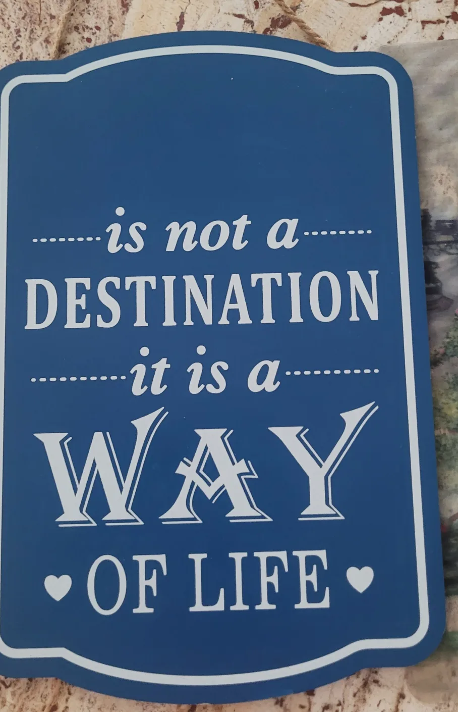 🇨🇦Inspirational Wall Sign - "Way of Life" Freecycle🥕 thumbnail