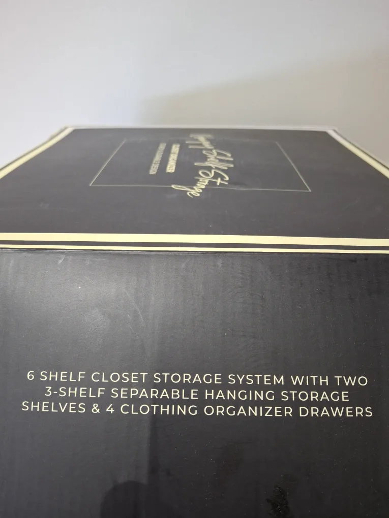 Smirly Hanging Closet Organizer - Grey image indicator(5)