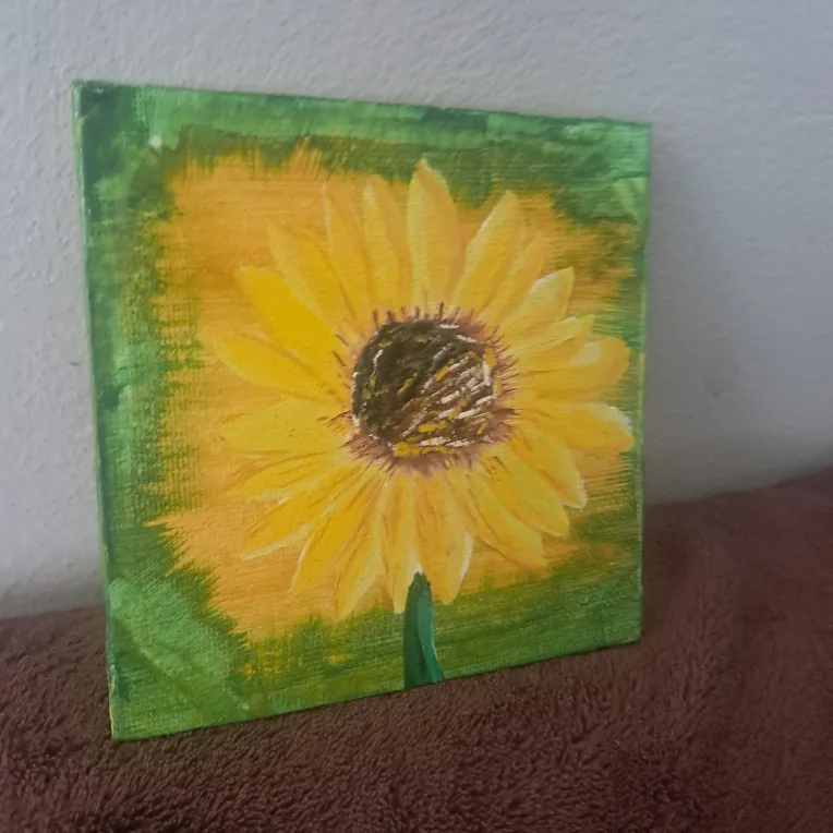 Sunflower Painting by Paul Sloma image indicator(2)