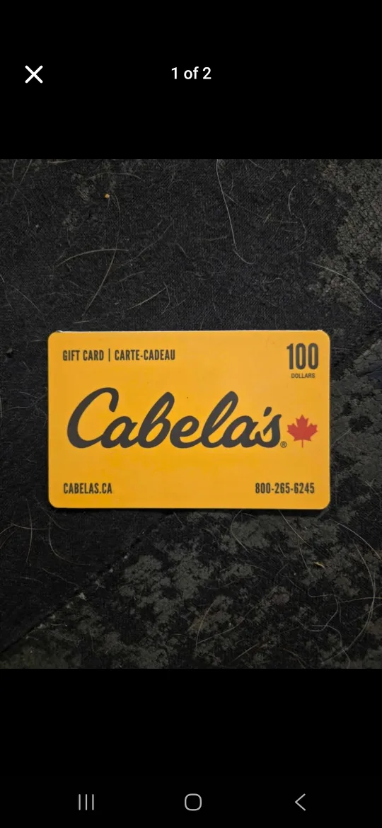 Cabela's $100 Gift Card thumbnail