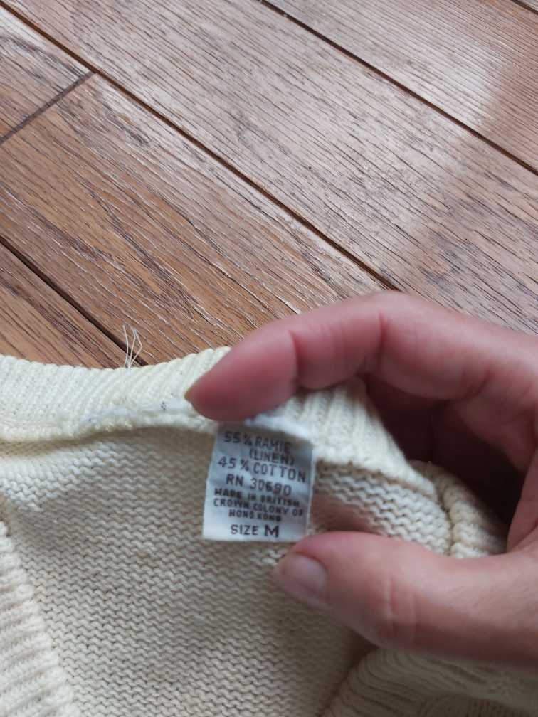 Vintage colour block Striped Knit Sweater - Size M - photo 3