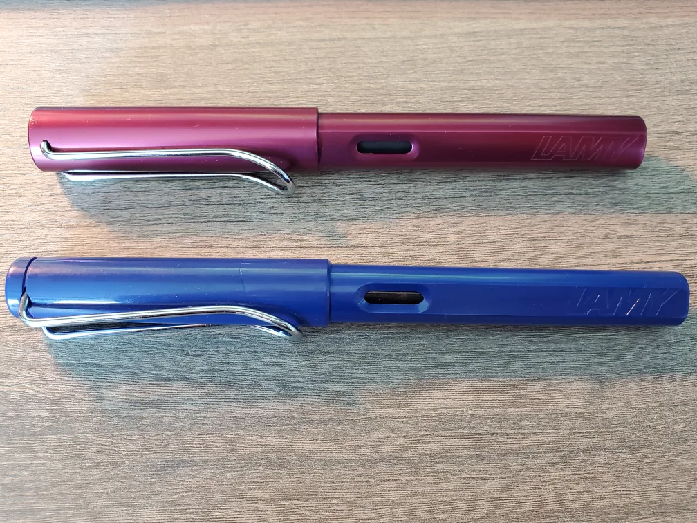 Lamy Safari Fountain Pens - Purple & Blue thumbnail