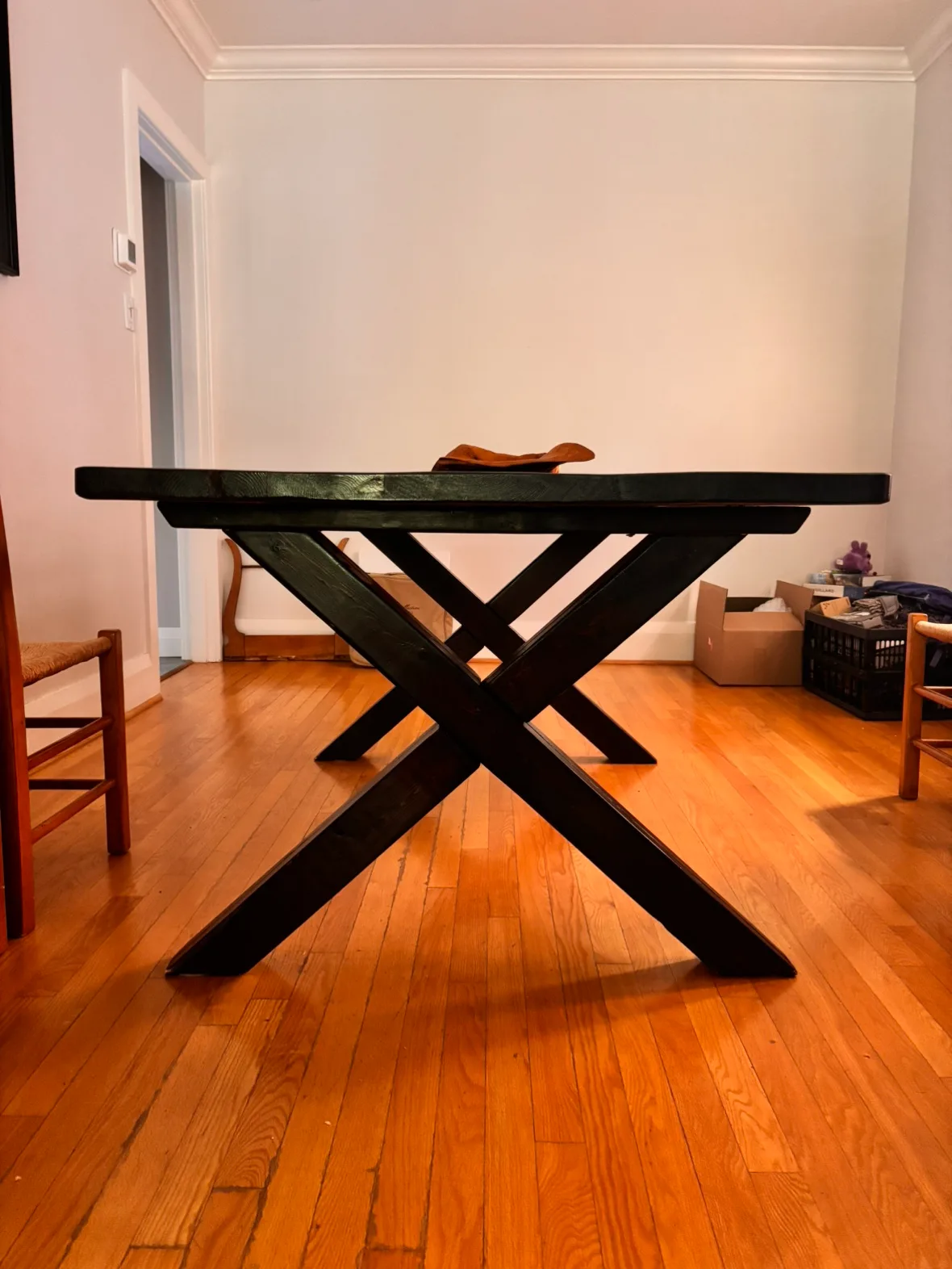 Dark Wood Dining Table thumbnail