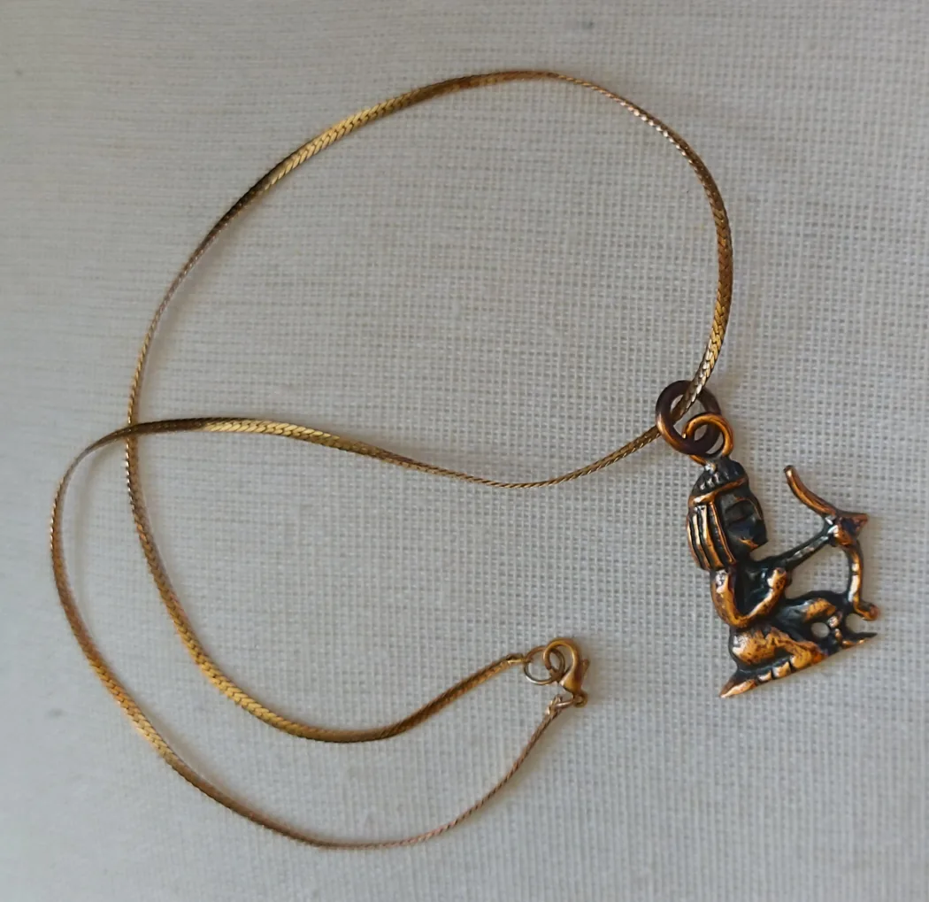 Vintage Archer Pendant Necklace image indicator(3)