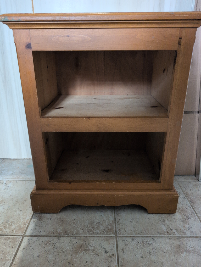 Wooden Side Table/Microwave Stand - photo 2