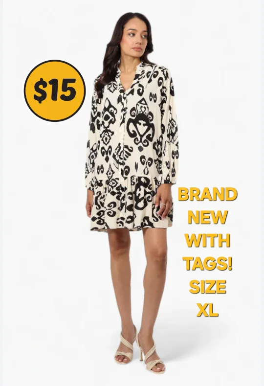 BRAND NEW W/ TAGS! Patterned Dress thumbnail