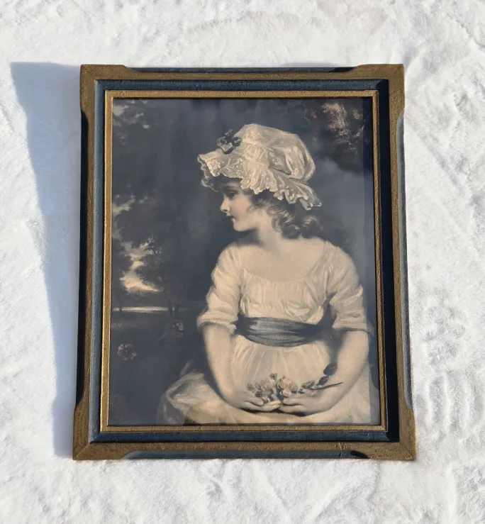 Antique Print "Miss Simplicity" thumbnail