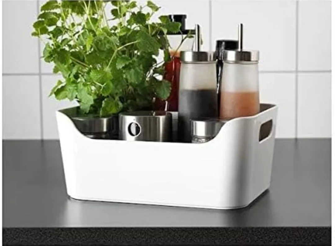 Ikea VARIERA Box, White, 24 x 17 cm thumbnail