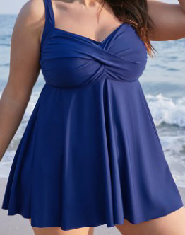 Tankini Swim Tops (wire free) - Indigo & Red Violet - Size 14/16 - photo 3