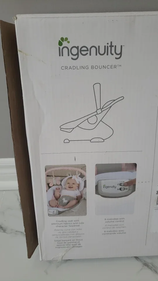 Ingenuity Cradle Bouncer - Flora the Unicorn image indicator(3)