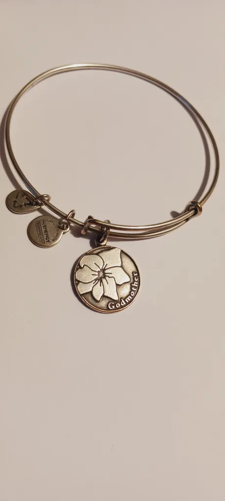 Alex and Ani, Godmother Charm Bangle Bracelet thumbnail