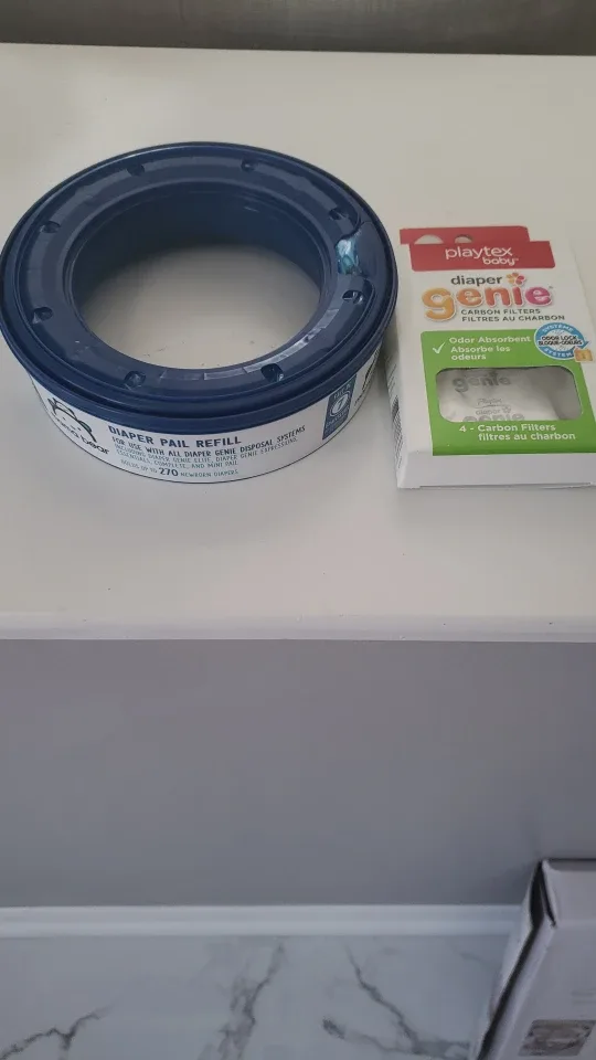 Diaper Genie including Carbon Filter and 1 refi image indicator(3)