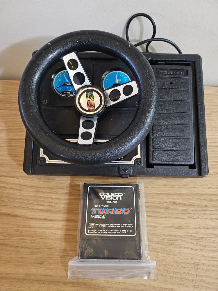 ColecoVision Steering Wheel & Turbo Game thumbnail
