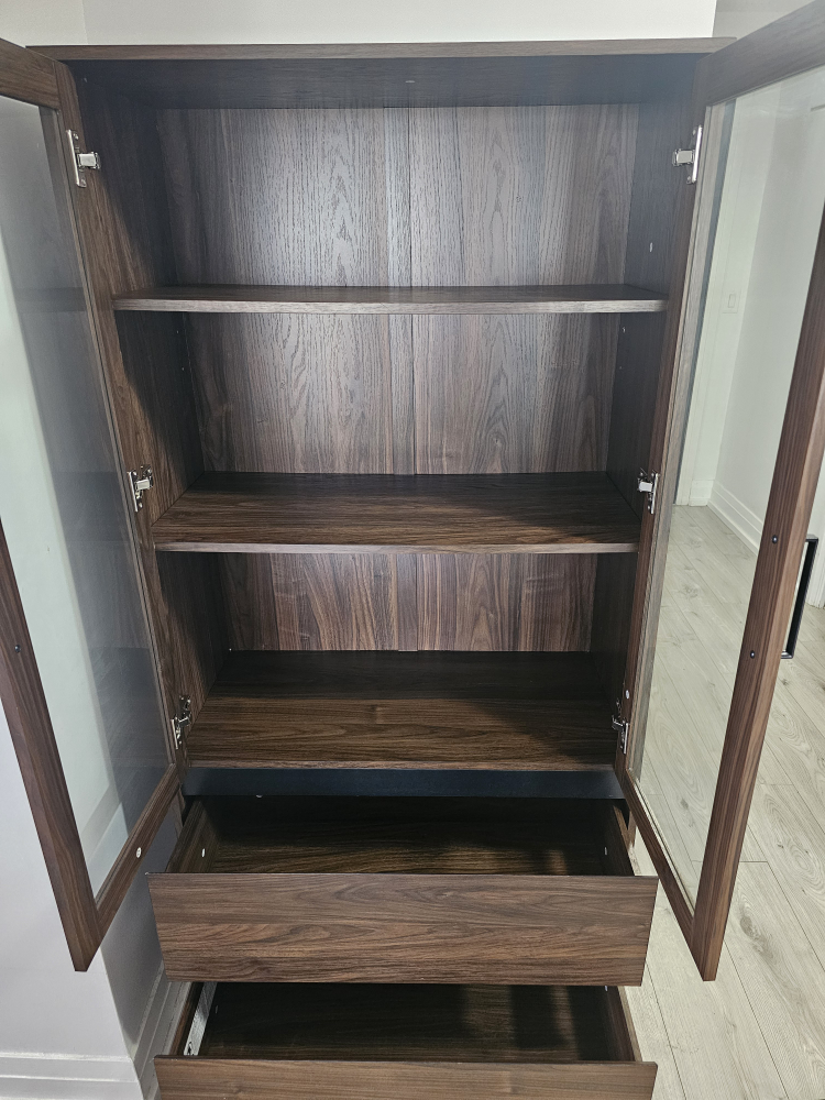 Brown Wooden Display Cabinet - photo 5