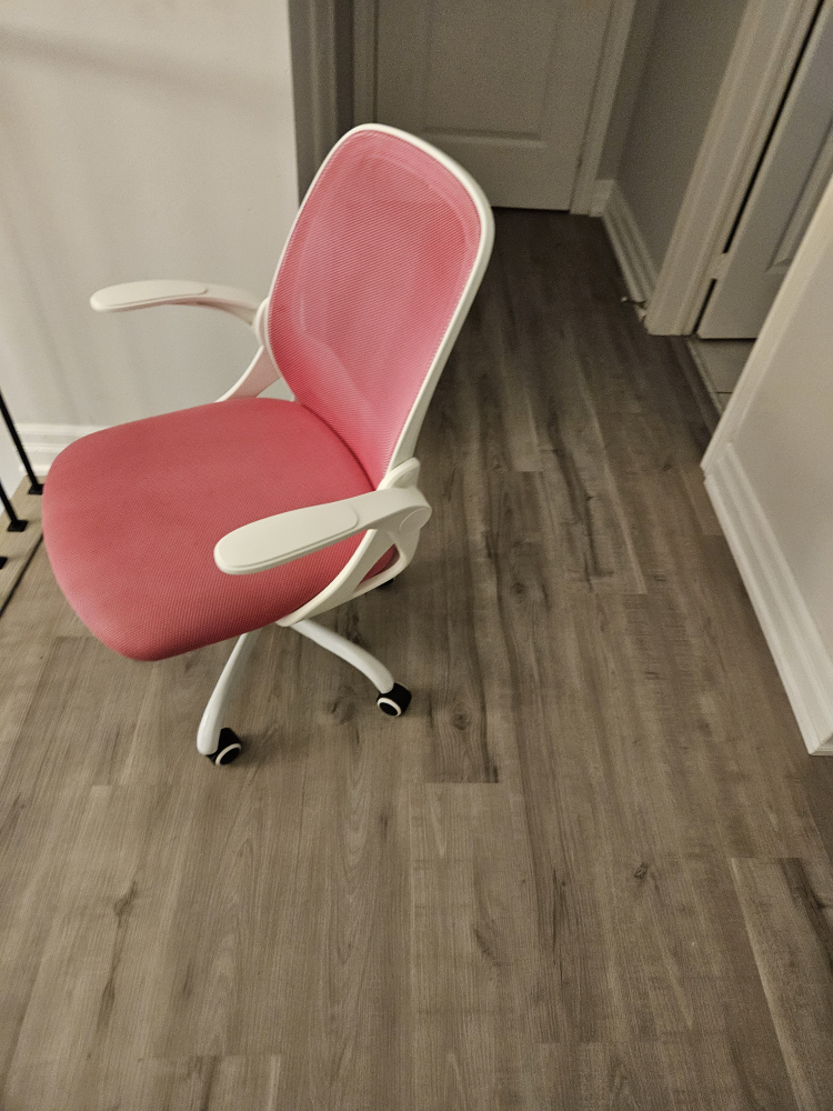 Pink & White Office Chair - photo 2